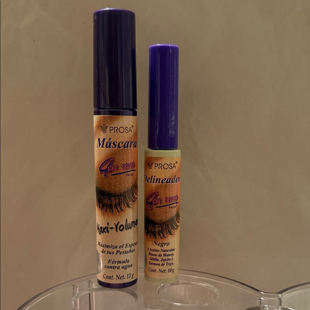 Prosa Maxi-Volume Mascara and Eyeliner Set - black